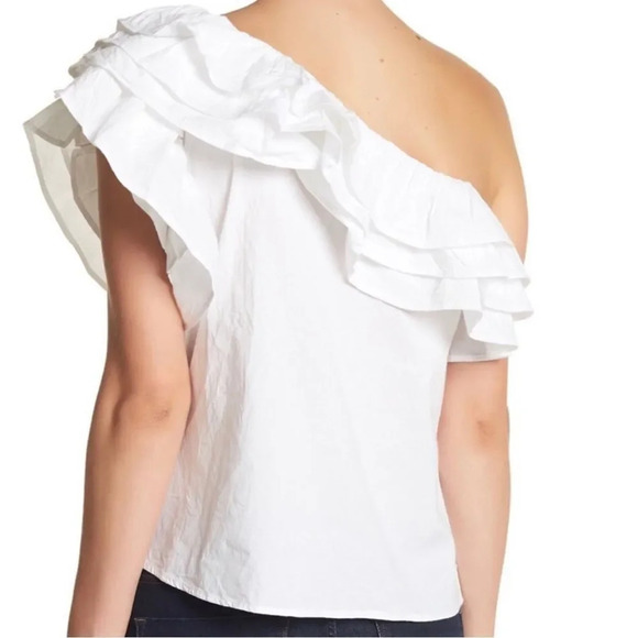 Walter Baker Ruffle One Shoulder Martyn Top - Picture 3 of 8